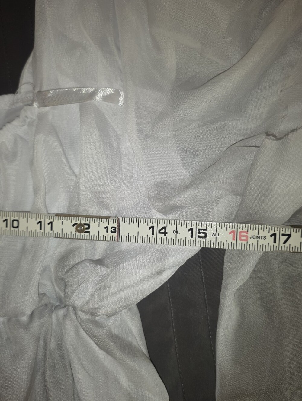 EraSpooky Womens L Gossamer Ghost Costume White Victorian Gothic Halloween - Picture 12 of 14